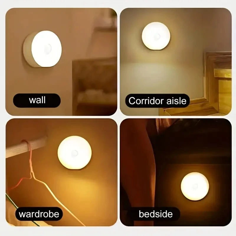Motion Sensor Light - Wireless LED Detector Lamp for Bedroom, Staircase, Closet, and Room Decor-