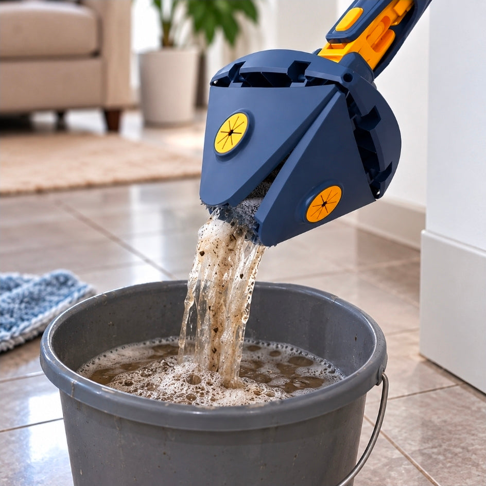 Triangle Twist Pro Mop – Advanced Multi-Surface Cleaning Tool💫