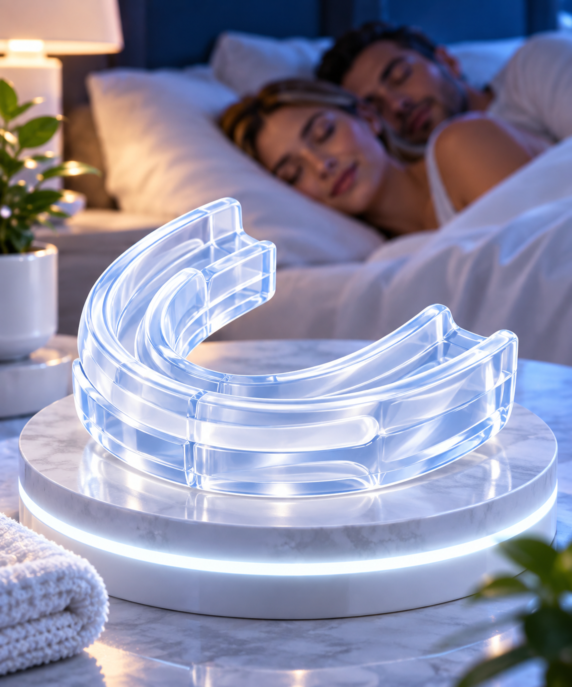 Stop Snoring Anti Snore Mouthpiece Apnea Guard Bruxism Tray