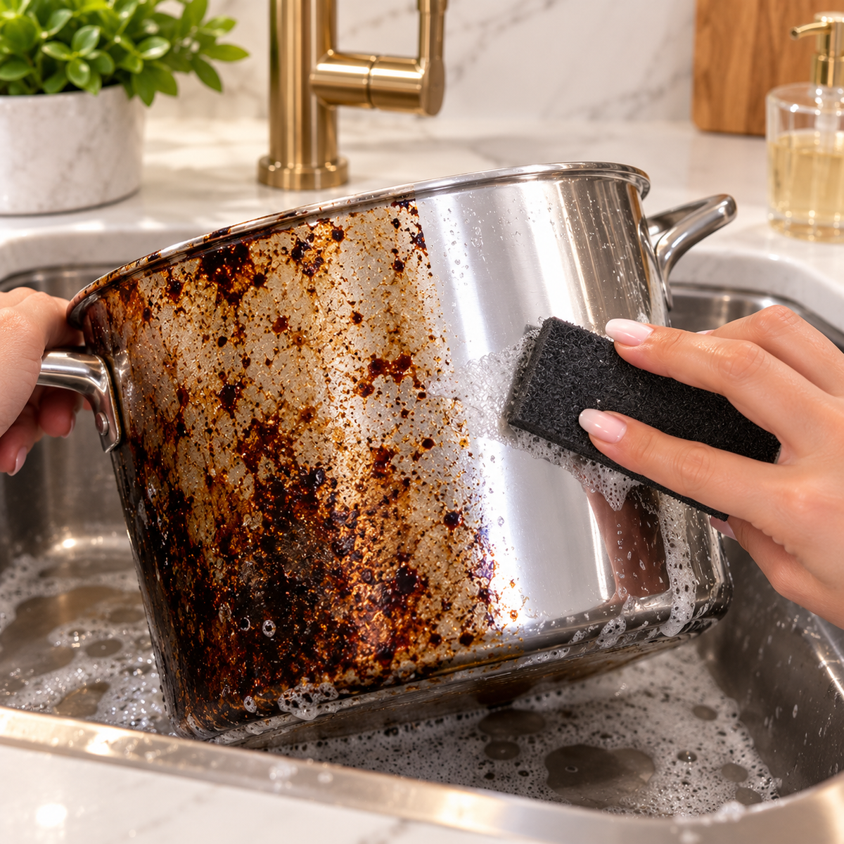 Ultra Tough Kitchen Scrub Sponge – Extreme Cleaning Power